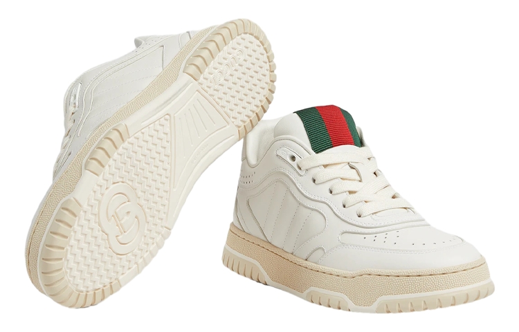 Purchase (W) グッチ Re-Web スニーカー (ホワイト) 785728-AADJ9-9097