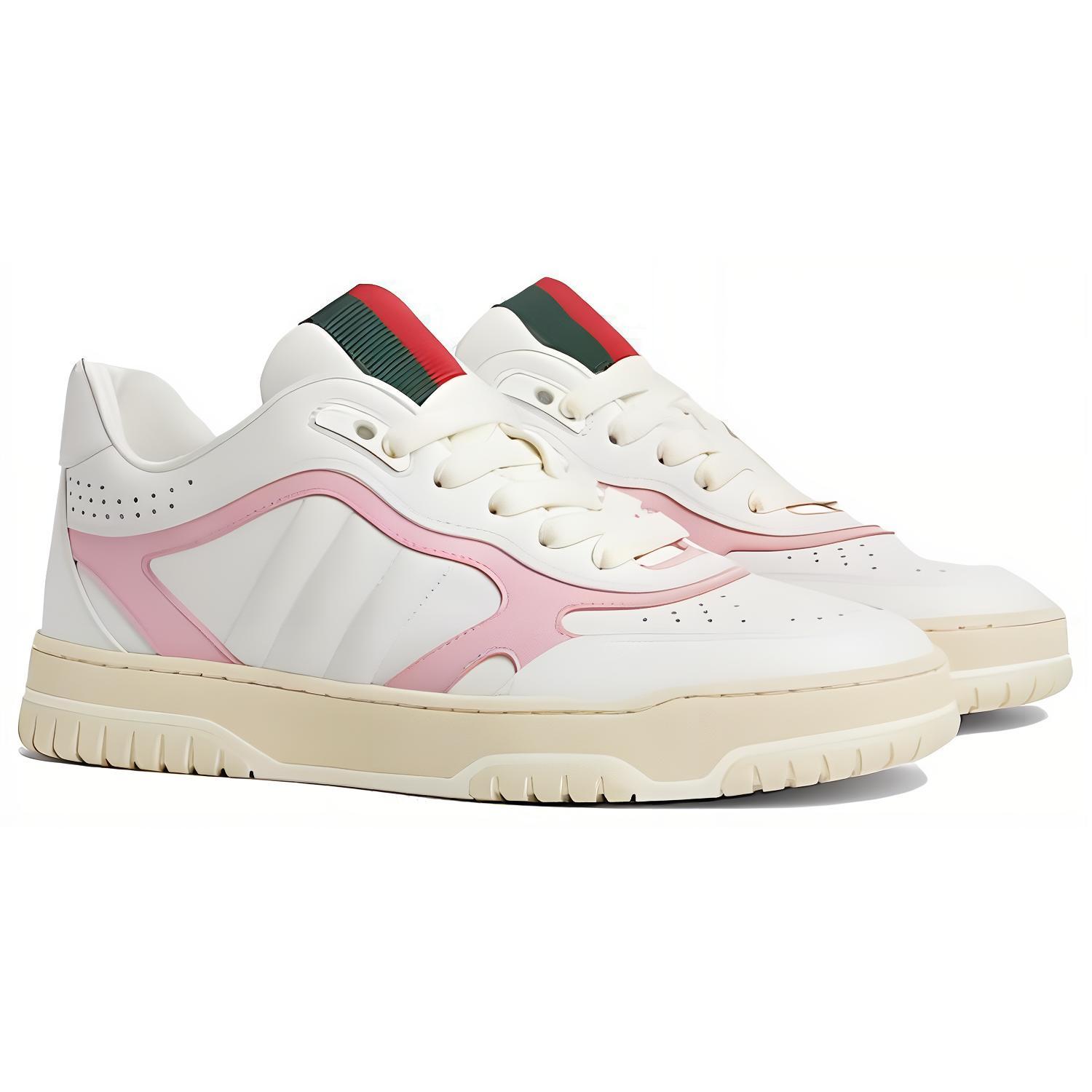 Lookbook (W) Gucci Re-Web Zapatillas 'Blanco Rosa' 785728-AADRT-9078