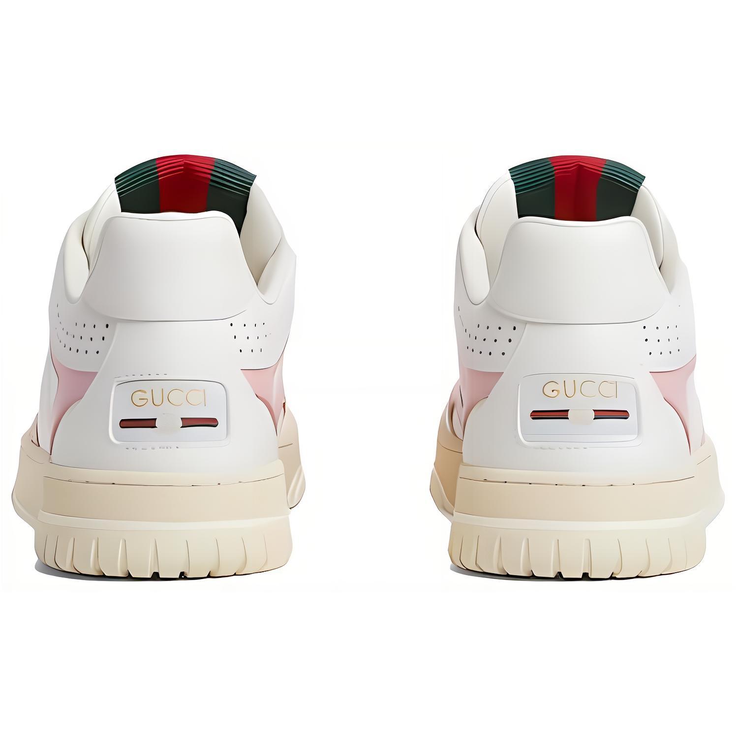 Purchase (W) Gucci Re-Web Zapatillas 'Blanco Rosa' 785728-AADRT-9078