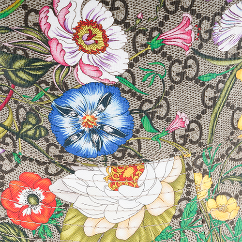 Sizing (Women) GUCCI Red Floral Print Bucket Hat 603988-4HI89-8474