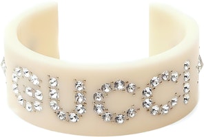 (Women) GUCCI Resin Adjustable Logo Bracelet for Women - Beige. 627956-11290-8516 (Women) GUCCI Resin Adjustable Logo Bracelet for Women - Beige. 627956-11290-8516
