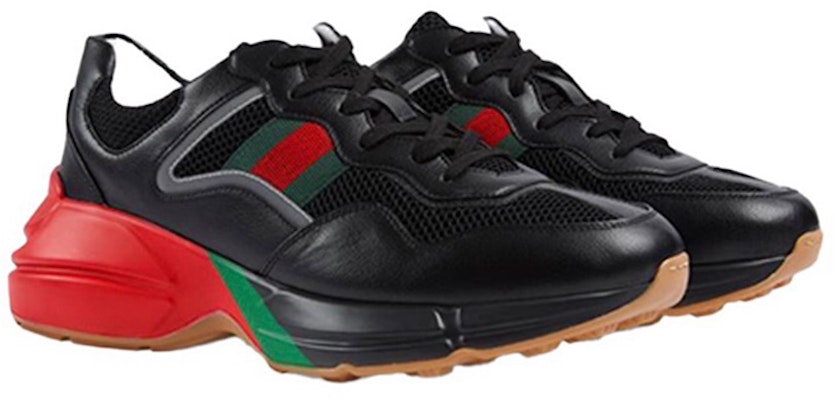 (Women) Gucci Rhyton 'Black Red Green Reflective' 645771-2H040-1093 Order (Women) Gucci Rhyton 'Black Red Green Reflective' 645771-2H040-1093