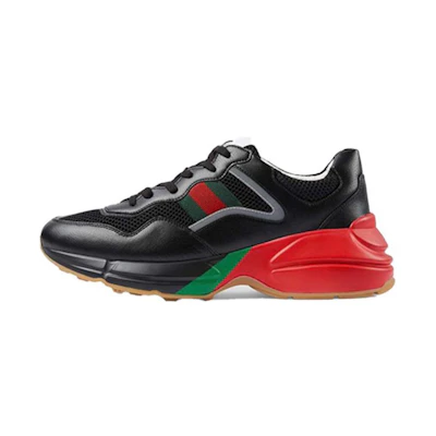 (W) Gucci Rhyton 'Black Red Green RF'