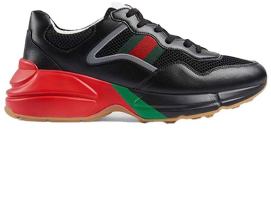 (Women) Gucci Rhyton 'Black Red Green Reflective' 645771-2H040-1093 Order (Women) Gucci Rhyton 'Black Red Green Reflective' 645771-2H040-1093