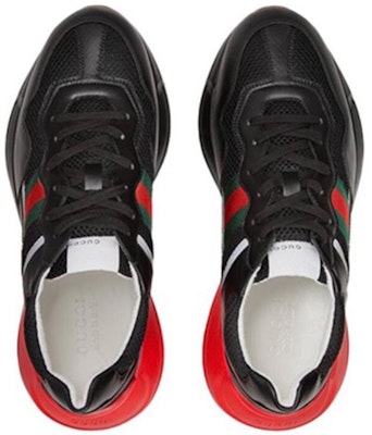 (Women) Gucci Rhyton 'Black Red Green Reflective' 645771-2H040-1093 Shop (Women) Gucci Rhyton 'Black Red Green Reflective' 645771-2H040-1093