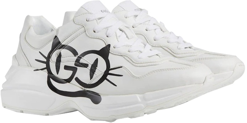 (Women) Gucci Rhyton 'Cat Eye Print Ivory' 663723-2SH00-9014 Lookbook (Women) Gucci Rhyton 'Cat Eye Print Ivory' 663723-2SH00-9014