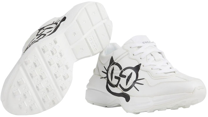 (Women) Gucci Rhyton 'Cat Eye Print Ivory' 663723-2SH00-9014 Details for (Women) Gucci Rhyton 'Cat Eye Print Ivory' 663723-2SH00-9014