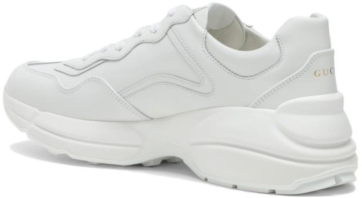 GUCCI古馳 Rhyton 皮革 低筒 休閒運動鞋 女款 白色 Lookbook GUCCI古馳 Rhyton 皮革 低筒 休閒運動鞋 女款 白色