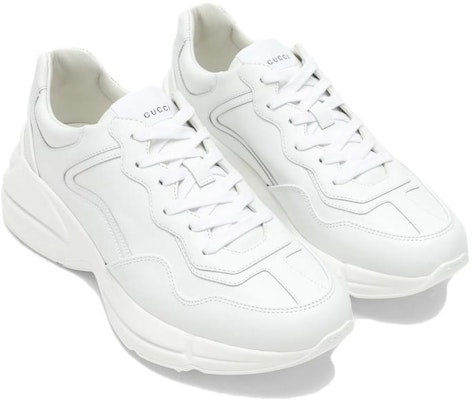 GUCCI古馳 Rhyton 皮革 低筒 休閒運動鞋 女款 白色 Shop GUCCI古馳 Rhyton 皮革 低筒 休閒運動鞋 女款 白色