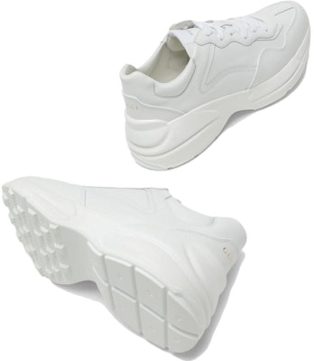 GUCCI古馳 Rhyton 皮革 低筒 休閒運動鞋 女款 白色 Details for GUCCI古馳 Rhyton 皮革 低筒 休閒運動鞋 女款 白色