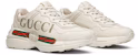 (W) Gucci Rhyton Kasut Kulit 'Logo' 528892-DRW00-9522