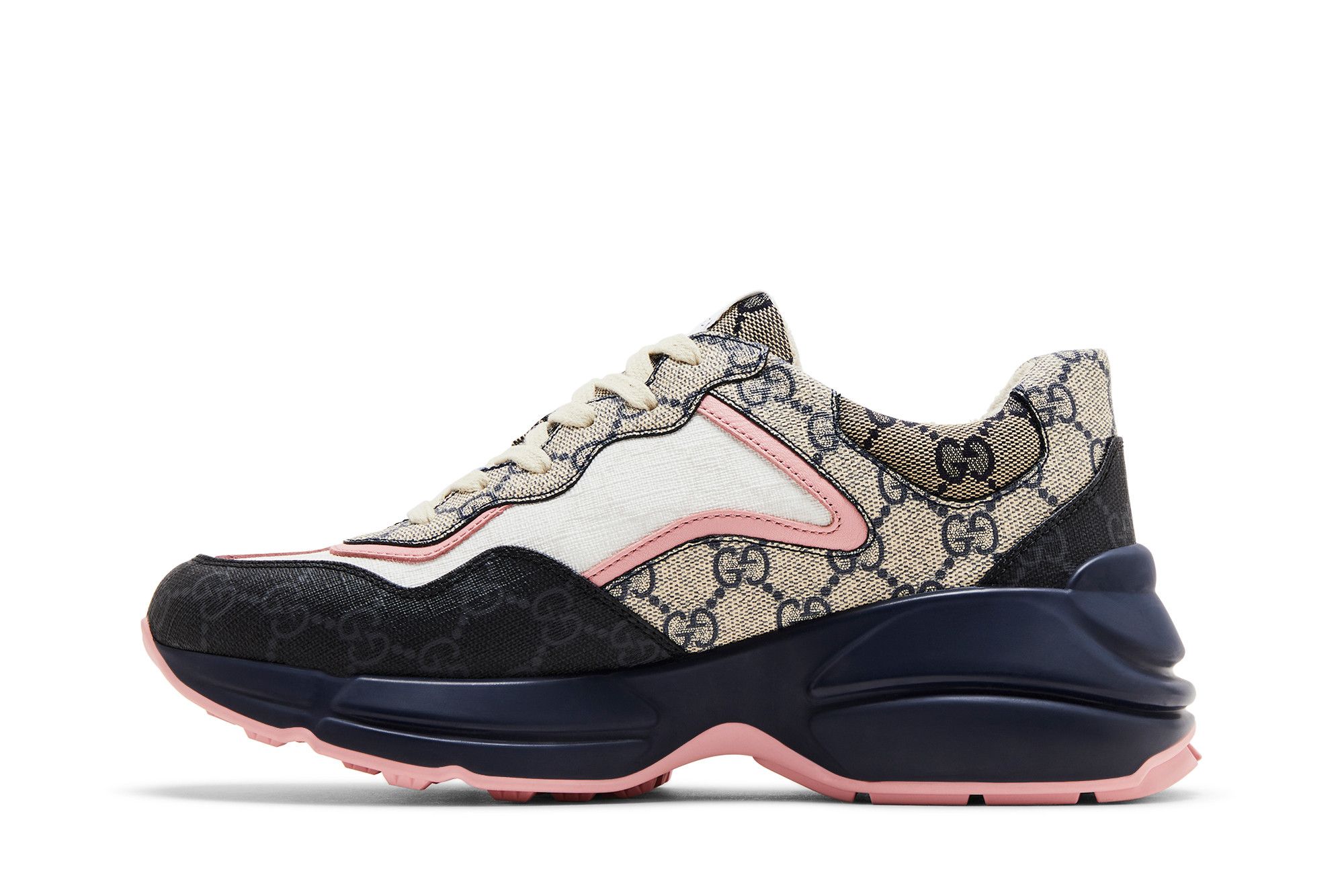 Shop (W) Gucci Rhyton 运动鞋 '米色蓝色字母' 692902-UIQ30-1061