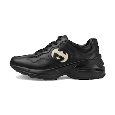 (W) Gucci Rhyton Sneaker 'Black Ivory'