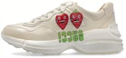 Buy (W) グッチ ライトン スニーカー いちごプリント (アイボリーホワイト) 703814-DRW00-9522