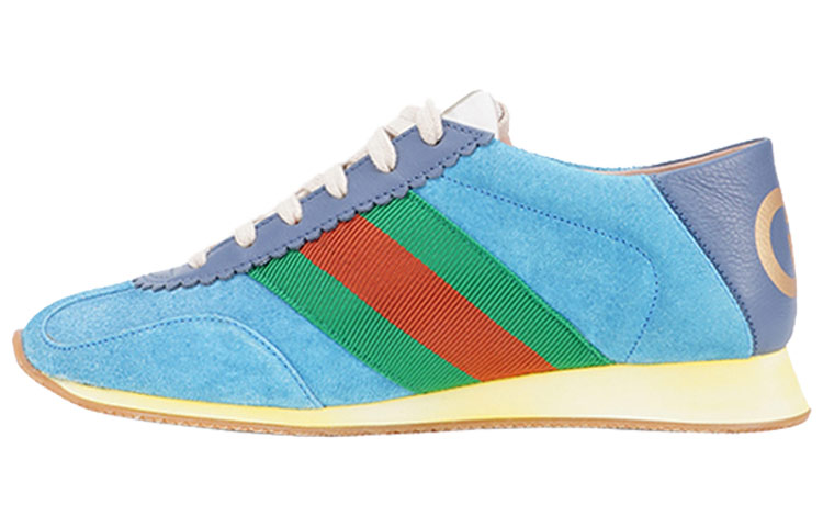 (W) Gucci Rocket Suede Low 'Blue'