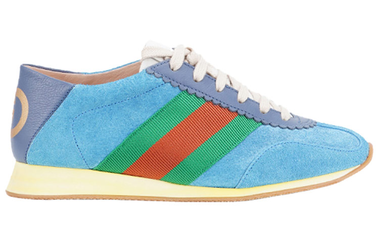 (W) Gucci Rocket Suede Low 'Blue' 圖 2