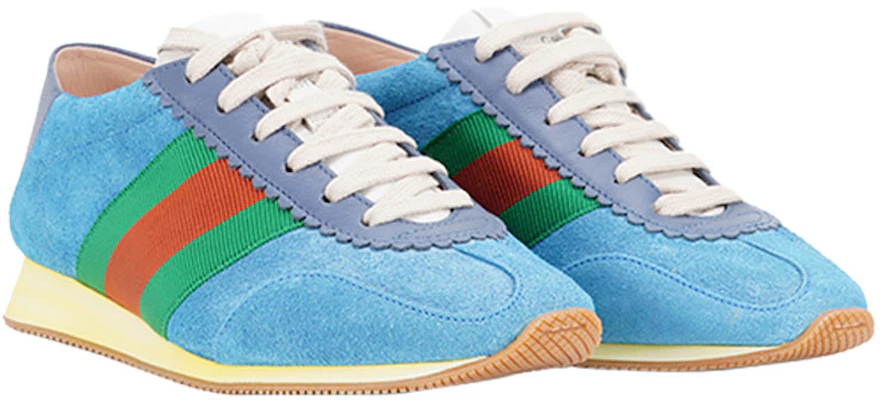 (W) Gucci Rocket Low Suede 'Biru' 537049-0WE10-4361 Lookbook (W) Gucci Rocket Low Suede 'Biru' 537049-0WE10-4361