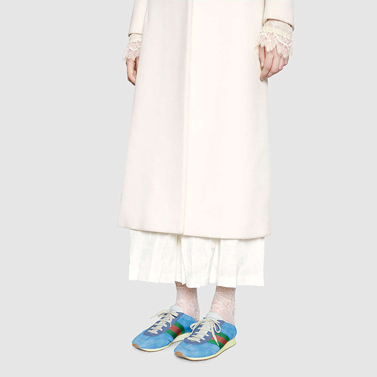 (W) Gucci Rocket Suede Low 'Blue' 圖 6