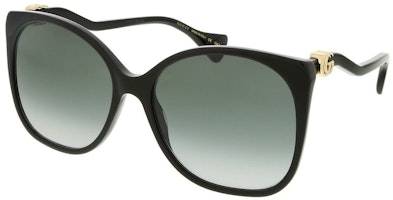 (Women) GUCCI Round Frame Fashion Sunglasses - Black GG1010S-001 (Women) GUCCI Round Frame Fashion Sunglasses - Black GG1010S-001