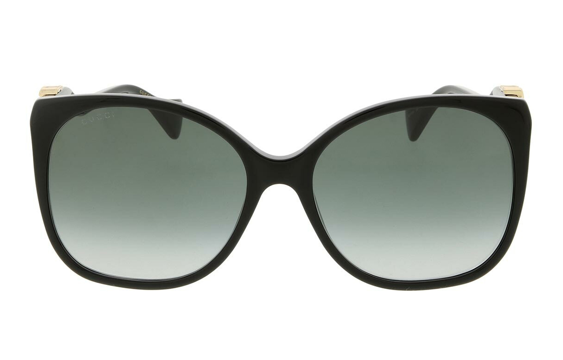 Lookbook (Women) GUCCI Round Frame Fashion Sunglasses - Black GG1010S-001