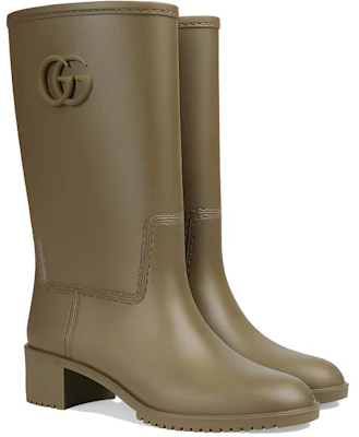 (Women) Gucci Rubber Double G Boot 'Taupe' 762700-J8710-3154 Lookbook (Women) Gucci Rubber Double G Boot 'Taupe' 762700-J8710-3154