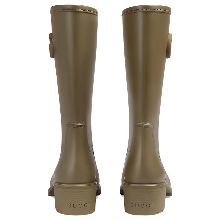 Purchase (Women) Gucci Rubber Double G Boot 'Taupe' 762700-J8710-3154
