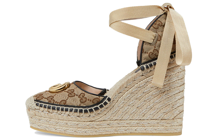 (Women) Gucci Rubber GG Slide 'Beige' 621240-HVK60-9764