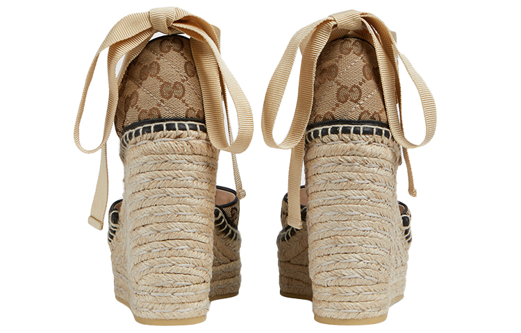 Shop (W) Sandal Karet Gucci GG 'Beige' 621240-HVK60-9764