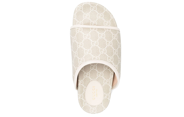 Lookbook (W) Gucci Sandal Karet GG 'Beige' 701004-UUL10-9695