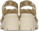 Shop (W) Ciabatte Gucci Rubber GG ''Beige'' 749795-H6320-9745