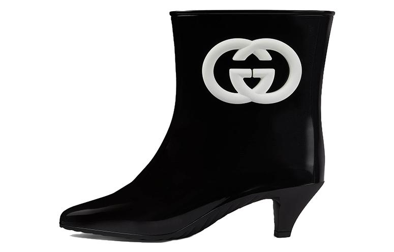 (Women) Gucci Rubber GG Slide 'Black' 724458-9AADV-1092