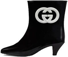 (Women) Gucci Rubber GG Slide 'Black' 724458-9AADV-1092 (Women) Gucci Rubber GG Slide 'Black' 724458-9AADV-1092
