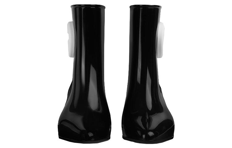 Lookbook (W) グッチ ラバーGGスライド (ブラック) 724458-9AADV-1092