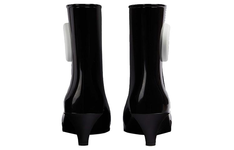 Shop (W) グッチ ラバーGGスライド (ブラック) 724458-9AADV-1092