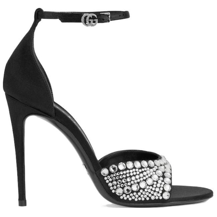 Order (W) Gucci Sandal Karet GG 'Hitam' 749832-KND90-1000