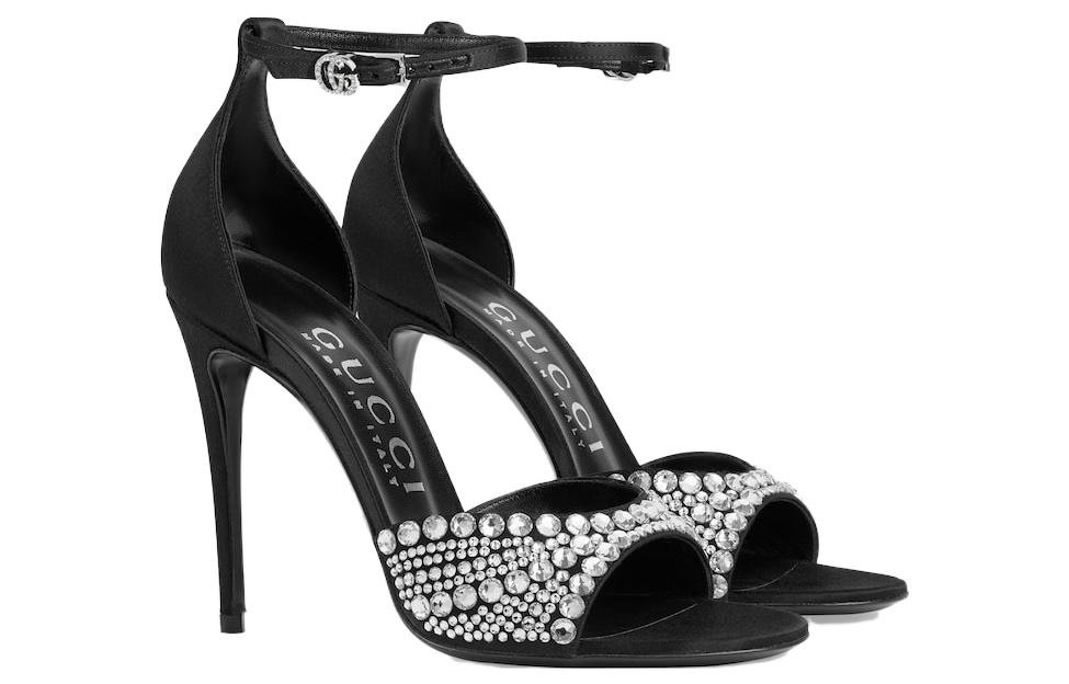 Lookbook (W) Gucci Sandal Karet GG 'Hitam' 749832-KND90-1000