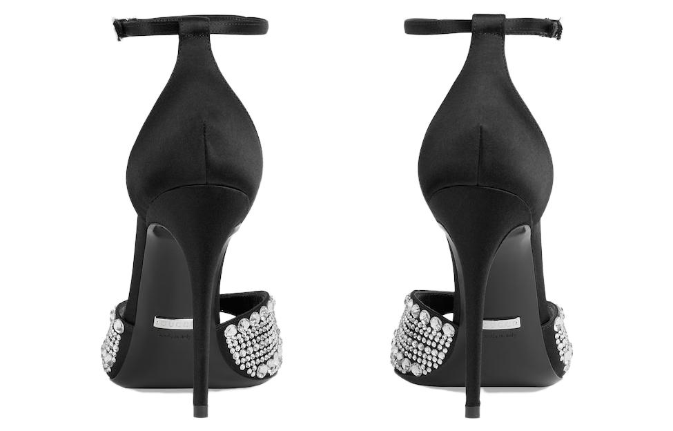 Shop (W) Gucci Sandal Karet GG 'Hitam' 749832-KND90-1000