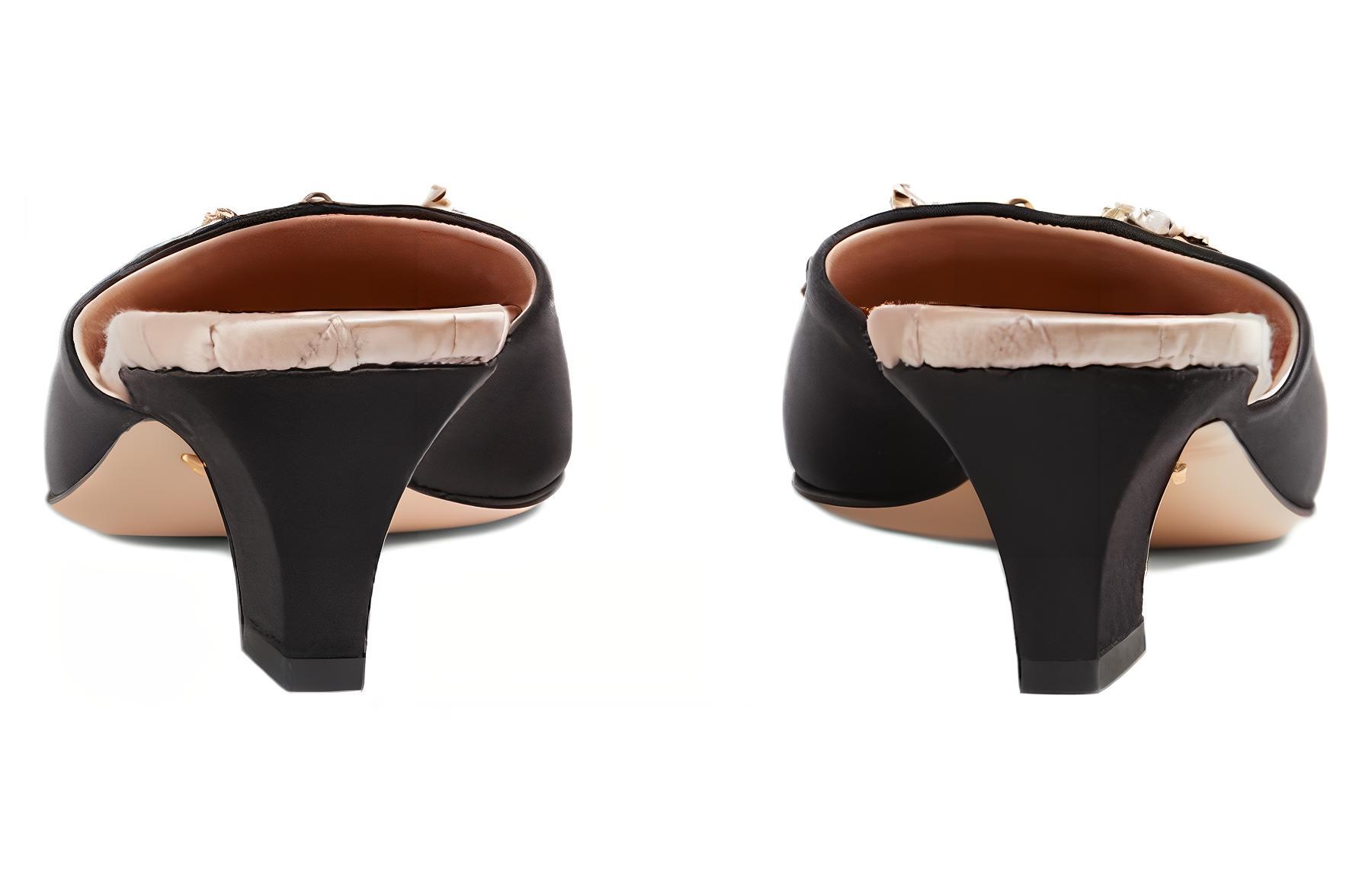 Lookbook (W) Sandal Geser Gucci Karet 'Hitam' 757748-KND90-1000