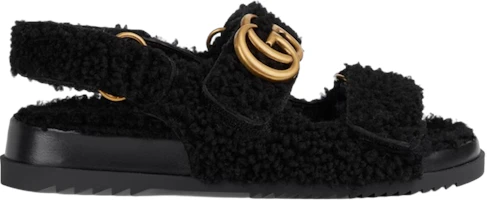 (Women) Gucci Rubber GG Slide 'Black' 771060-DEB00-1000 (Women) Gucci Rubber GG Slide 'Black' 771060-DEB00-1000