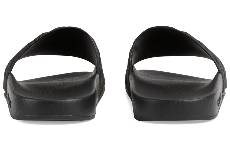 Purchase (W) グッチ ラバーGGスライド (ブラック) ‎602067-JD600-1000