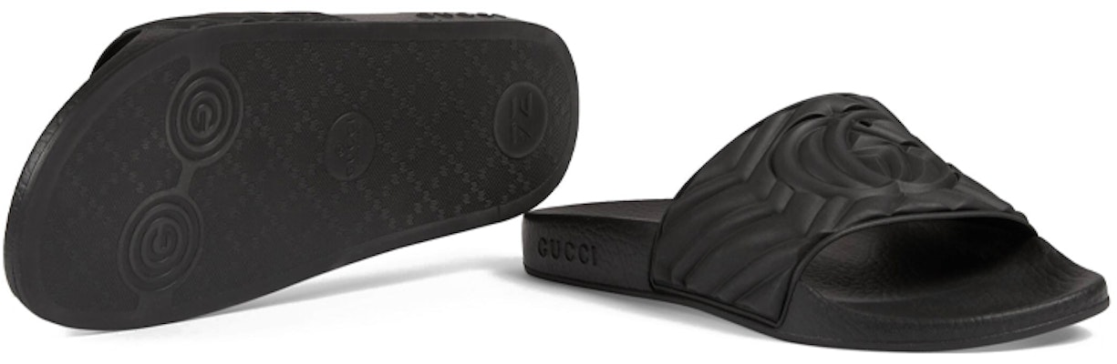 (Women) Gucci Rubber GG Slide 'Black' 602067-JD600-1000 Purchase (Women) Gucci Rubber GG Slide 'Black' 602067-JD600-1000
