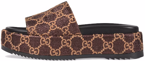 (Women) Gucci Rubber GG Slide 'Brown' 630878-2AW00-2118 (Women) Gucci Rubber GG Slide 'Brown' 630878-2AW00-2118