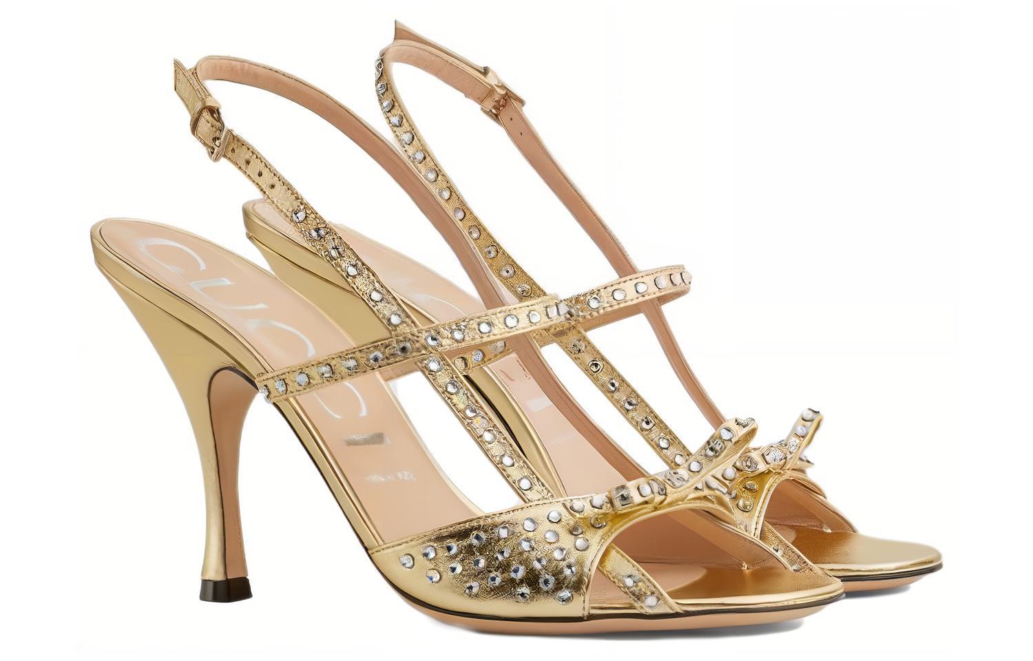 Order (W) 구찌 러버 GG 슬라이드 (골드) 674785-B8B00-8053