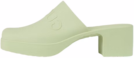 (Women) Gucci Rubber GG Slide 'Green' 725899-J8700-3801 (Women) Gucci Rubber GG Slide 'Green' 725899-J8700-3801