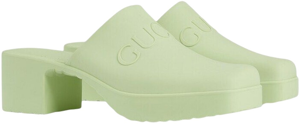 (Women) Gucci Rubber GG Slide 'Green' 725899-J8700-3801 Order (Women) Gucci Rubber GG Slide 'Green' 725899-J8700-3801