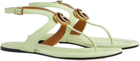 Order GUCCI 古馳 人字搭扣 時尚涼拖 女款 淺綠色