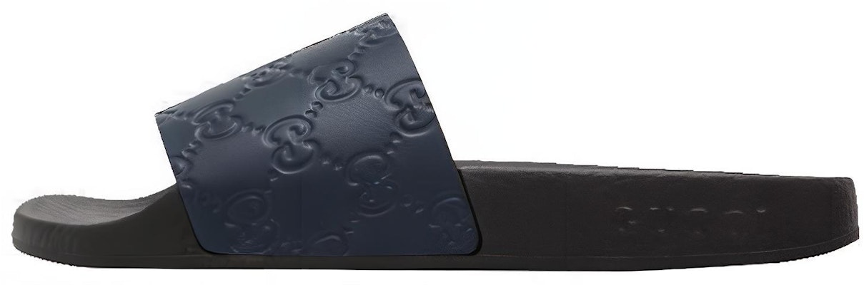(Women) Gucci Rubber GG Slide 'Navy Blue' 454330-CWC00-4157 Buy (Women) Gucci Rubber GG Slide 'Navy Blue' 454330-CWC00-4157