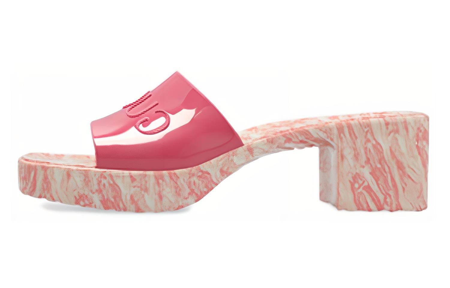(Women) Gucci Rubber GG Slide 'Pink' 700989-JFM00-5815
