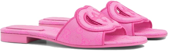 (W) 古驰粉色橡胶GG拖鞋 790447-9SF00-8543 Lookbook (W) 古驰粉色橡胶GG拖鞋 790447-9SF00-8543