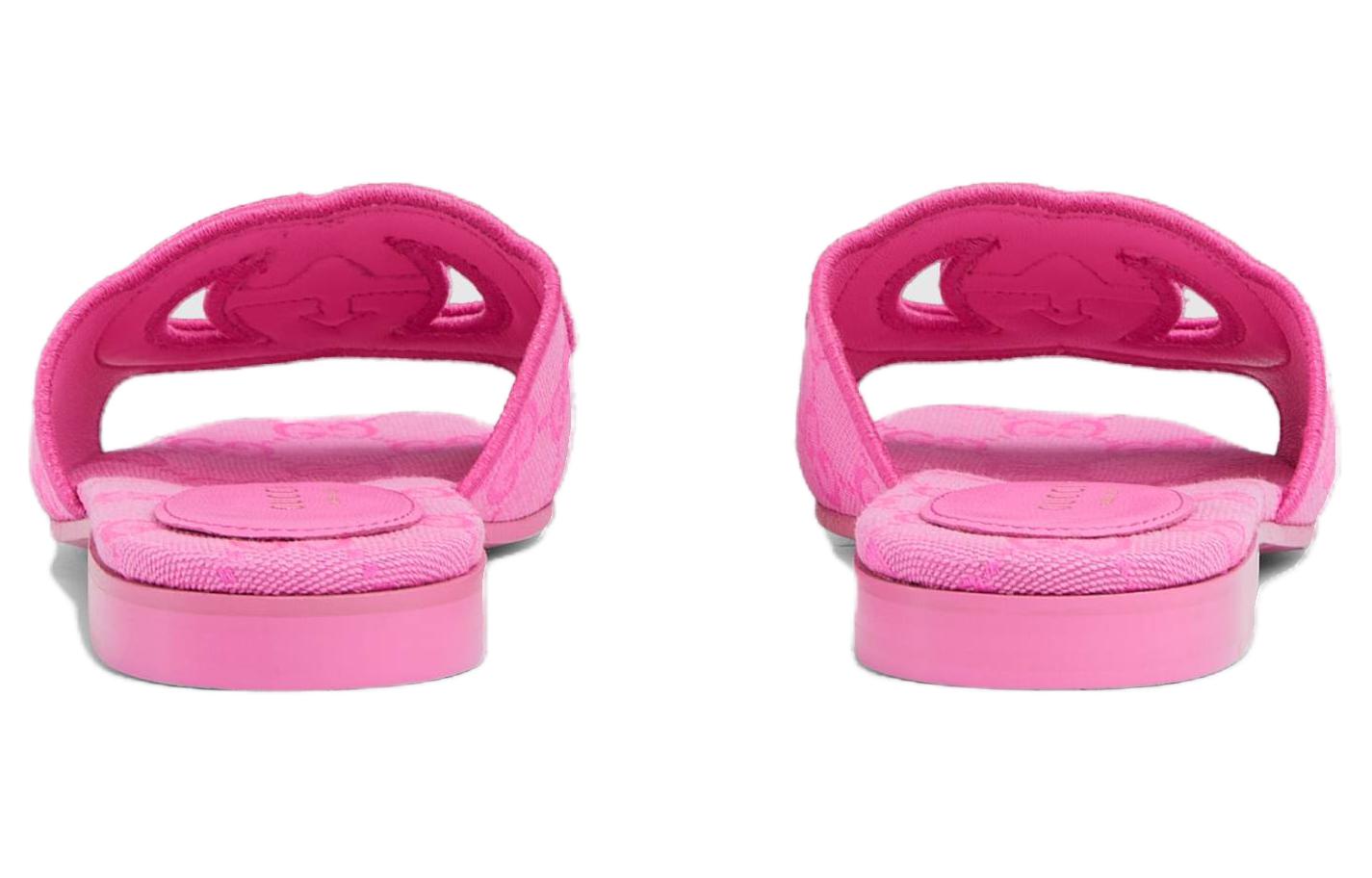 Shop (W) Gucci Sandal Karet GG 'Pink' 790447-9SF00-8543